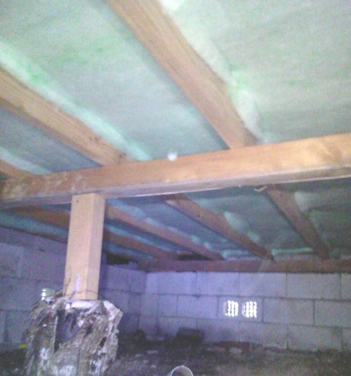 Under-floor insulation